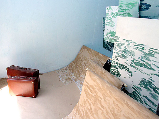 Installation "Ans Meer", 2003, masc foundation, Wien