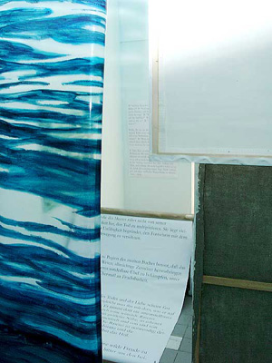 Installation "Ans Meer", 2003, masc foundation, Wien