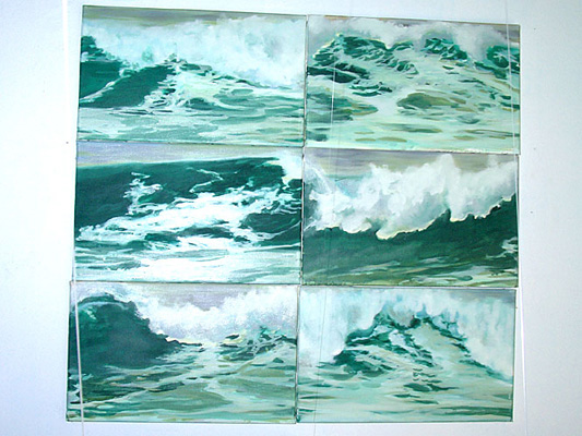 Installation "Ans Meer", 2003, masc foundation, Wien