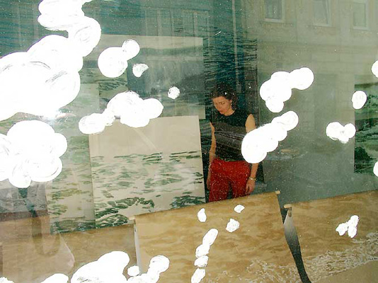 Installation "Ans Meer", 2003, masc foundation, Wien